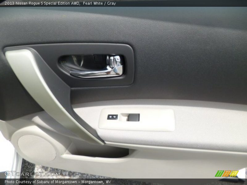 Pearl White / Gray 2013 Nissan Rogue S Special Edition AWD
