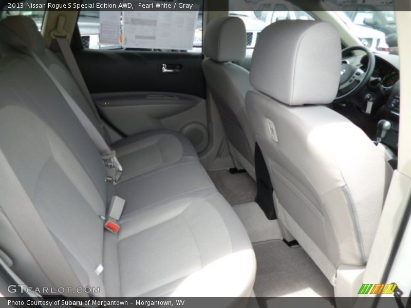 Pearl White / Gray 2013 Nissan Rogue S Special Edition AWD