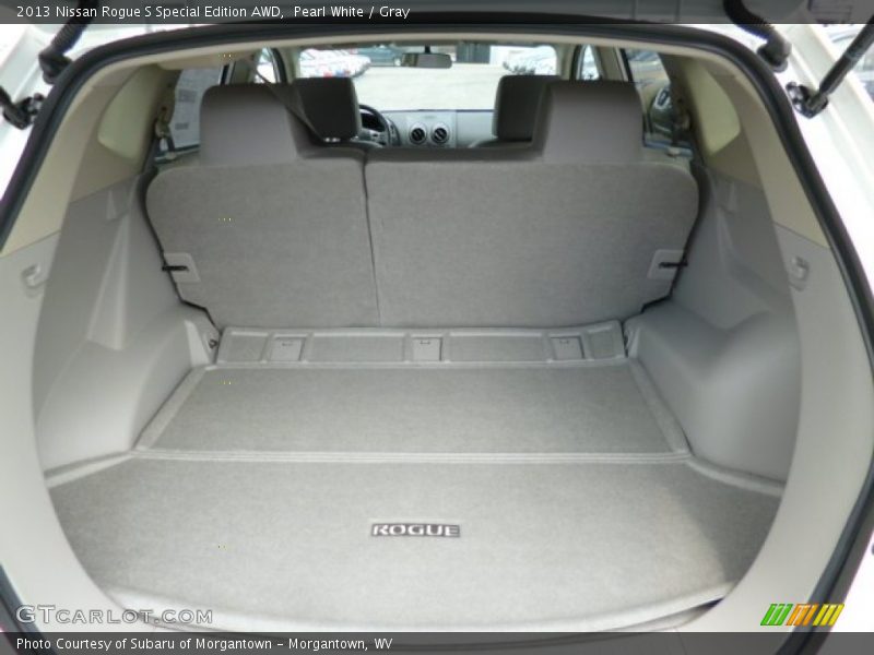 Pearl White / Gray 2013 Nissan Rogue S Special Edition AWD