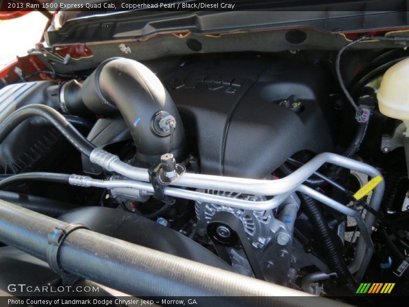 Copperhead Pearl / Black/Diesel Gray 2013 Ram 1500 Express Quad Cab