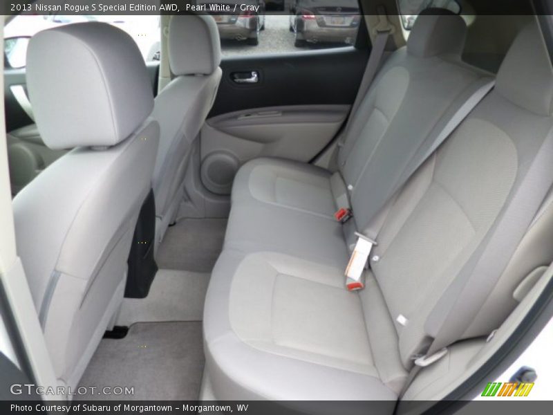 Pearl White / Gray 2013 Nissan Rogue S Special Edition AWD