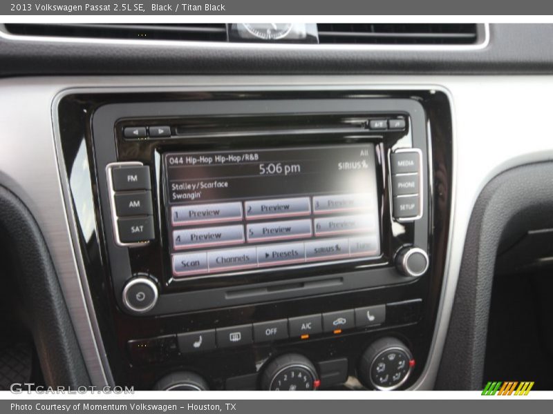 Black / Titan Black 2013 Volkswagen Passat 2.5L SE