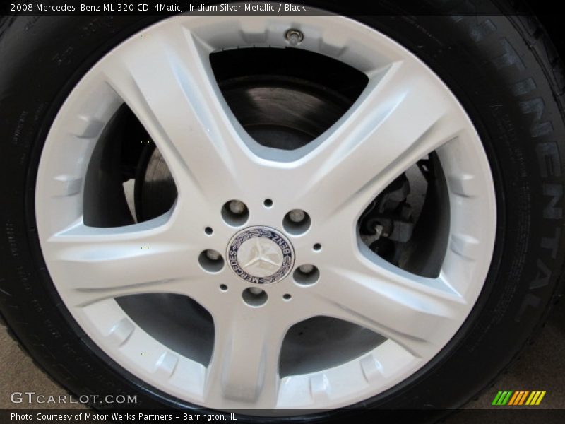 Iridium Silver Metallic / Black 2008 Mercedes-Benz ML 320 CDI 4Matic