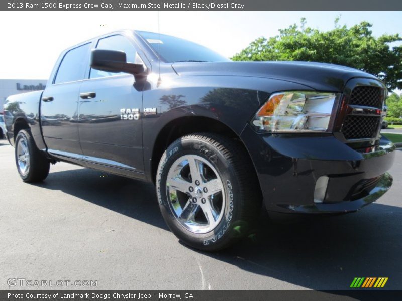Maximum Steel Metallic / Black/Diesel Gray 2013 Ram 1500 Express Crew Cab