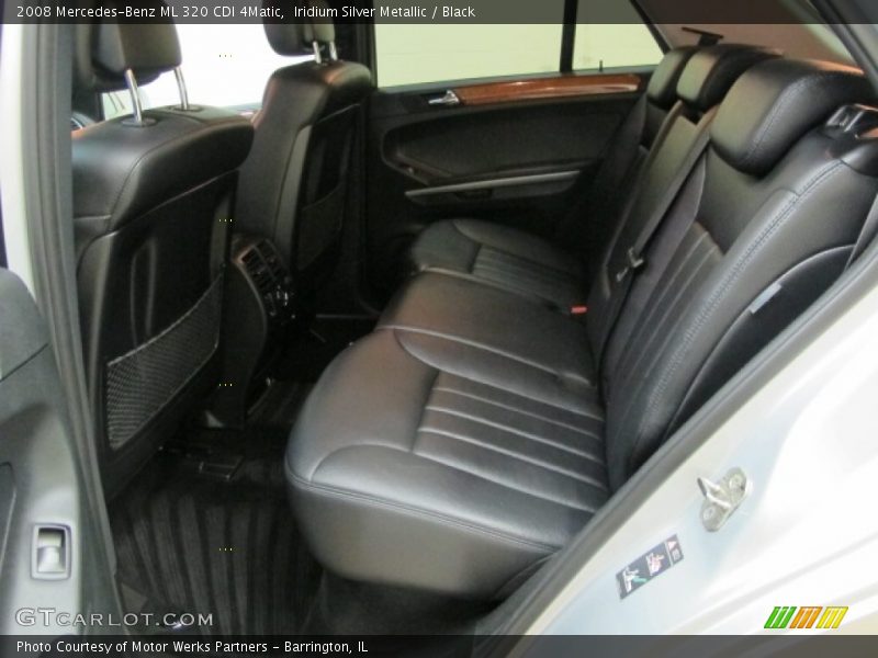Iridium Silver Metallic / Black 2008 Mercedes-Benz ML 320 CDI 4Matic