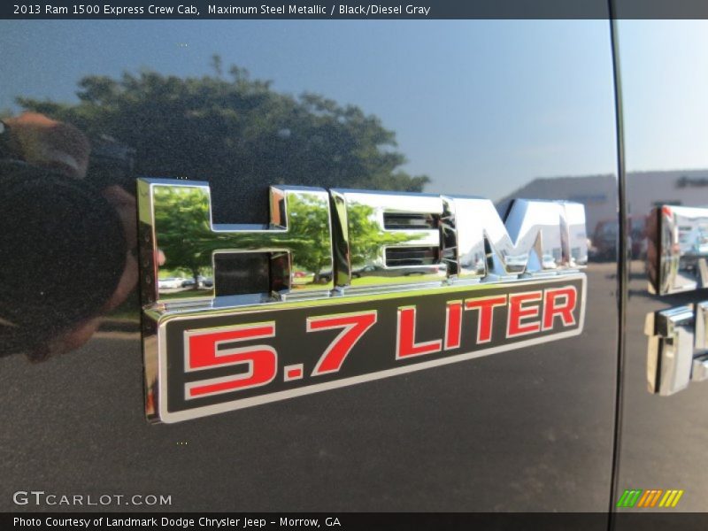 Maximum Steel Metallic / Black/Diesel Gray 2013 Ram 1500 Express Crew Cab