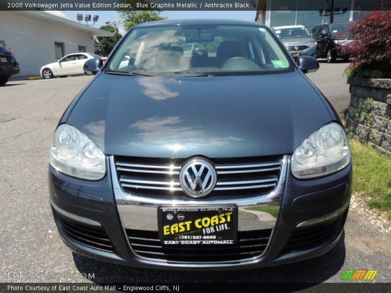 Blue Graphite Metallic / Anthracite Black 2006 Volkswagen Jetta Value Edition Sedan
