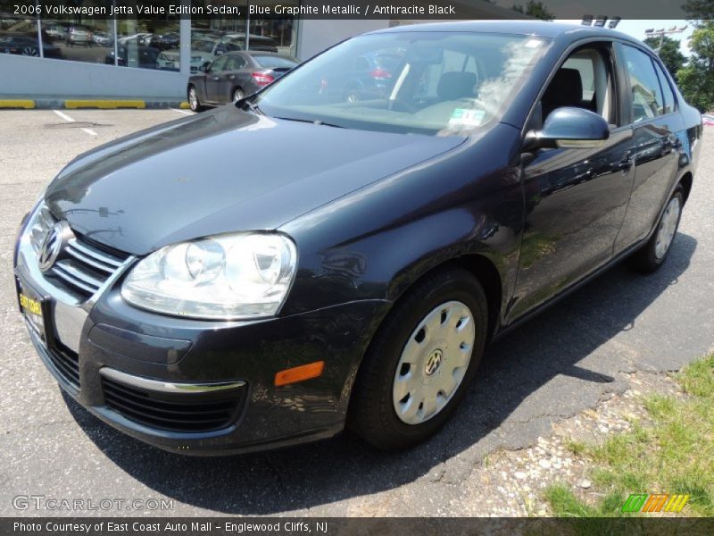Blue Graphite Metallic / Anthracite Black 2006 Volkswagen Jetta Value Edition Sedan