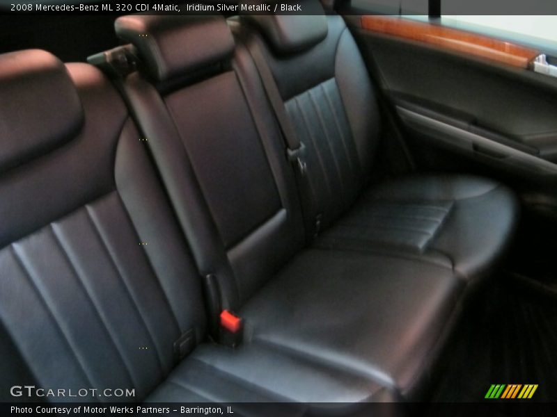 Iridium Silver Metallic / Black 2008 Mercedes-Benz ML 320 CDI 4Matic