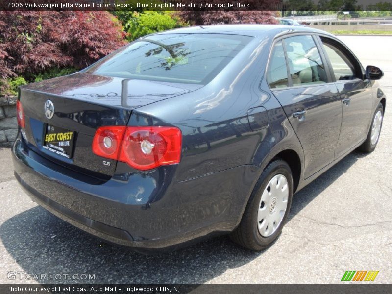 Blue Graphite Metallic / Anthracite Black 2006 Volkswagen Jetta Value Edition Sedan