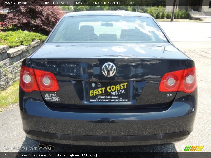 Blue Graphite Metallic / Anthracite Black 2006 Volkswagen Jetta Value Edition Sedan