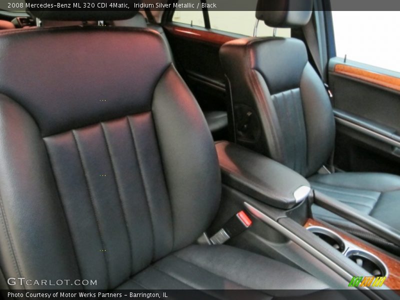 Iridium Silver Metallic / Black 2008 Mercedes-Benz ML 320 CDI 4Matic