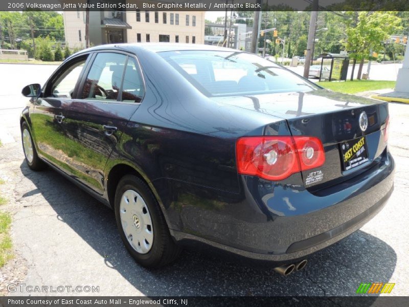 Blue Graphite Metallic / Anthracite Black 2006 Volkswagen Jetta Value Edition Sedan