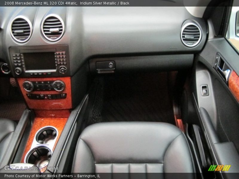 Iridium Silver Metallic / Black 2008 Mercedes-Benz ML 320 CDI 4Matic