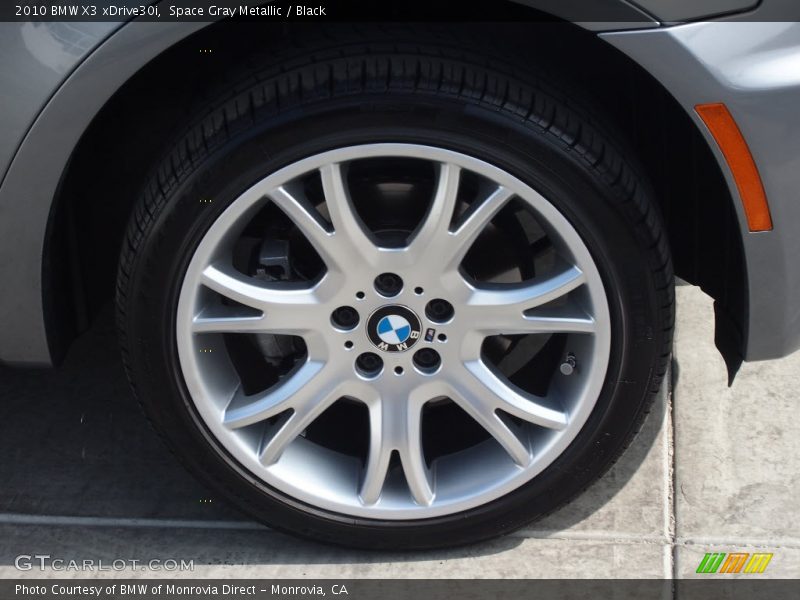 Space Gray Metallic / Black 2010 BMW X3 xDrive30i