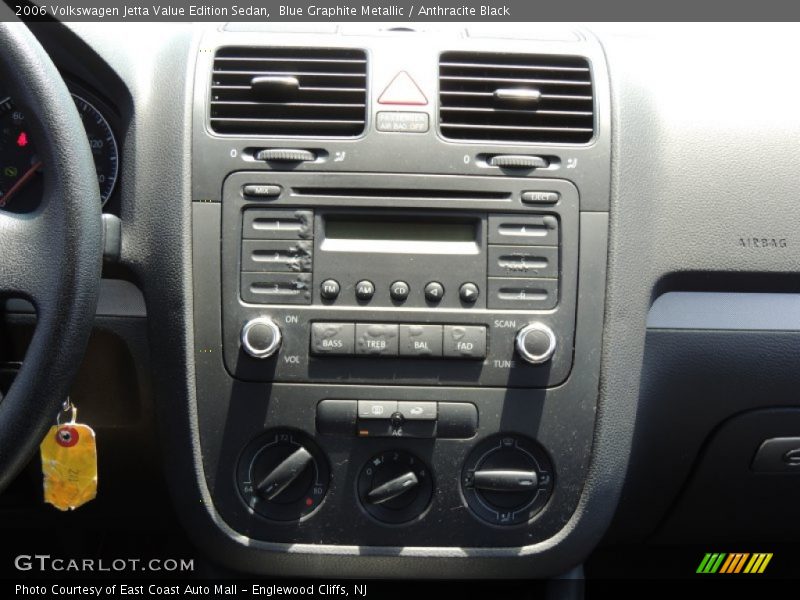 Blue Graphite Metallic / Anthracite Black 2006 Volkswagen Jetta Value Edition Sedan