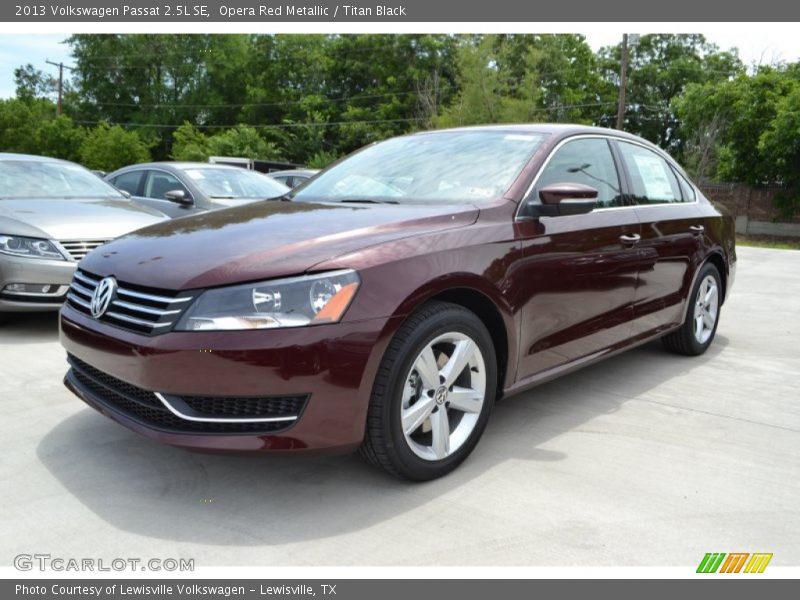 Opera Red Metallic / Titan Black 2013 Volkswagen Passat 2.5L SE