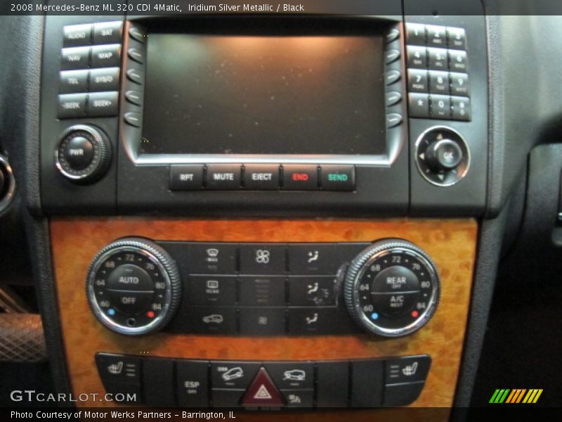 Iridium Silver Metallic / Black 2008 Mercedes-Benz ML 320 CDI 4Matic