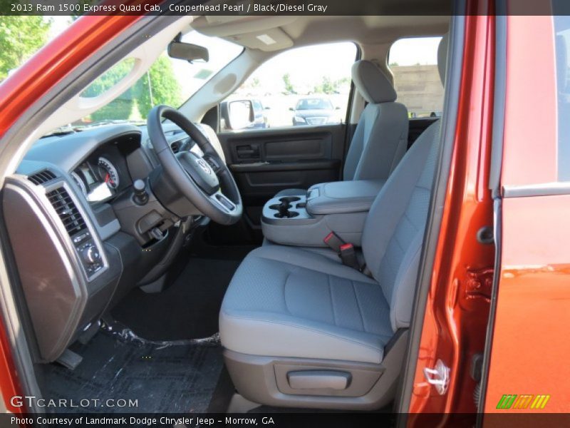 Copperhead Pearl / Black/Diesel Gray 2013 Ram 1500 Express Quad Cab