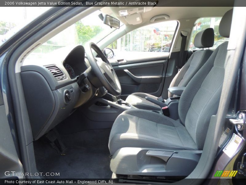Blue Graphite Metallic / Anthracite Black 2006 Volkswagen Jetta Value Edition Sedan