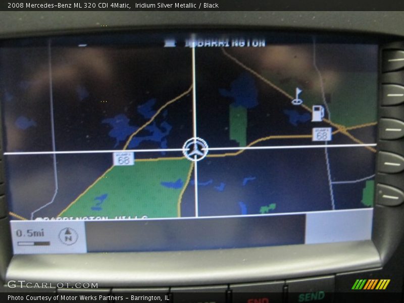 Iridium Silver Metallic / Black 2008 Mercedes-Benz ML 320 CDI 4Matic