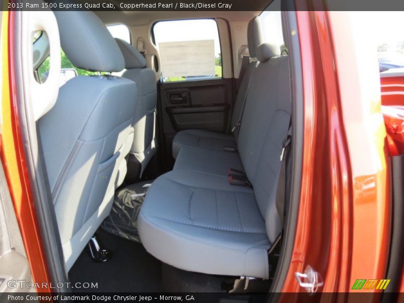 Copperhead Pearl / Black/Diesel Gray 2013 Ram 1500 Express Quad Cab