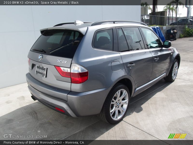 Space Gray Metallic / Black 2010 BMW X3 xDrive30i