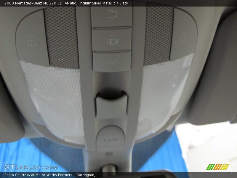 Iridium Silver Metallic / Black 2008 Mercedes-Benz ML 320 CDI 4Matic