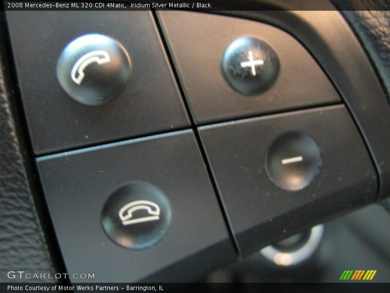 Iridium Silver Metallic / Black 2008 Mercedes-Benz ML 320 CDI 4Matic