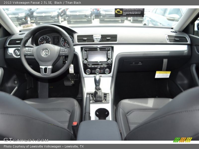 Black / Titan Black 2013 Volkswagen Passat 2.5L SE
