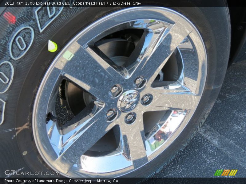 Copperhead Pearl / Black/Diesel Gray 2013 Ram 1500 Express Quad Cab