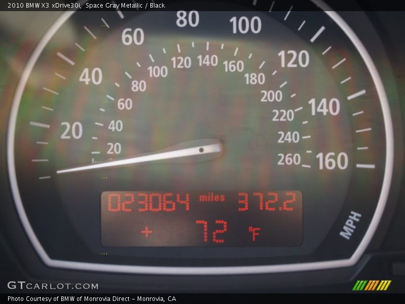 Space Gray Metallic / Black 2010 BMW X3 xDrive30i