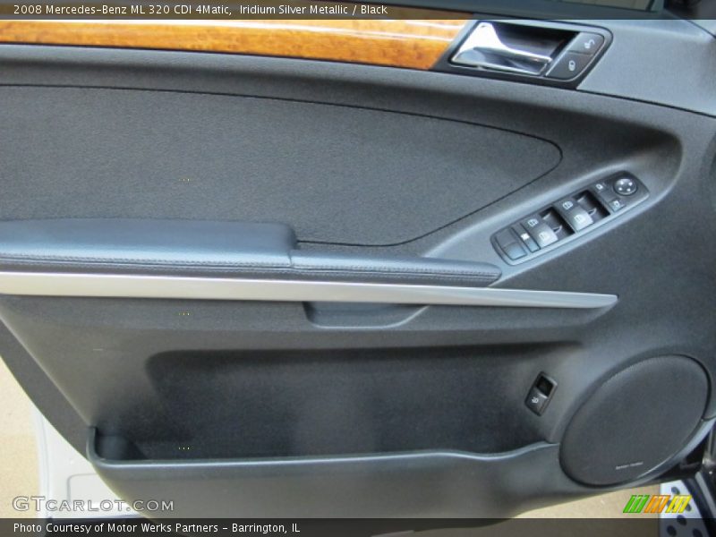 Iridium Silver Metallic / Black 2008 Mercedes-Benz ML 320 CDI 4Matic