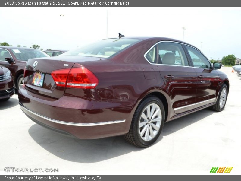 Opera Red Metallic / Cornsilk Beige 2013 Volkswagen Passat 2.5L SEL