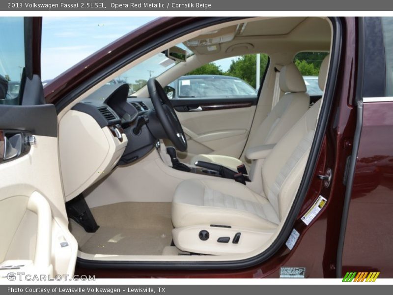 Opera Red Metallic / Cornsilk Beige 2013 Volkswagen Passat 2.5L SEL