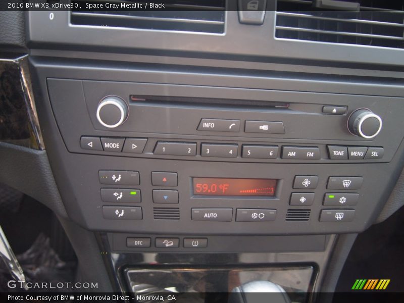 Space Gray Metallic / Black 2010 BMW X3 xDrive30i
