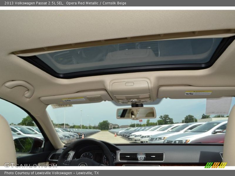Opera Red Metallic / Cornsilk Beige 2013 Volkswagen Passat 2.5L SEL
