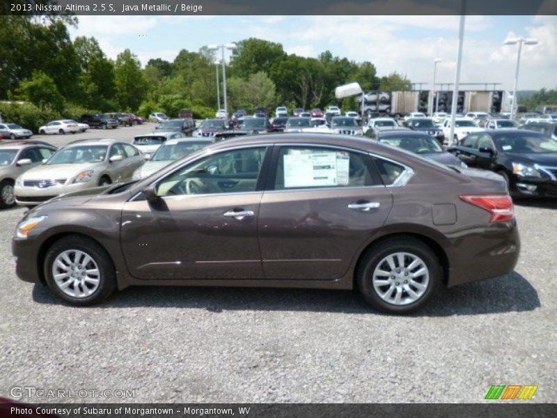 Java Metallic / Beige 2013 Nissan Altima 2.5 S