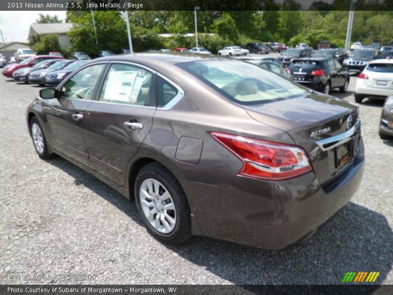 Java Metallic / Beige 2013 Nissan Altima 2.5 S
