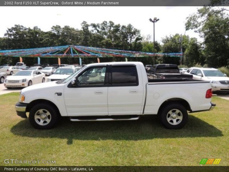 Oxford White / Medium Parchment 2002 Ford F150 XLT SuperCrew