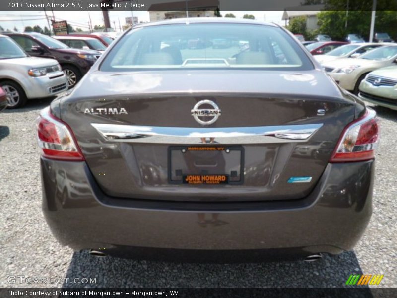 Java Metallic / Beige 2013 Nissan Altima 2.5 S