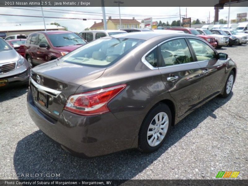 Java Metallic / Beige 2013 Nissan Altima 2.5 S