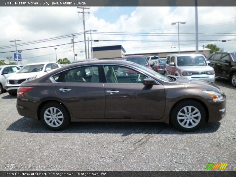 Java Metallic / Beige 2013 Nissan Altima 2.5 S