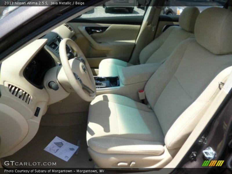 Java Metallic / Beige 2013 Nissan Altima 2.5 S