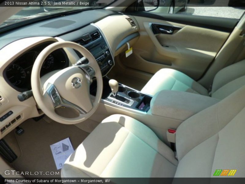 Java Metallic / Beige 2013 Nissan Altima 2.5 S