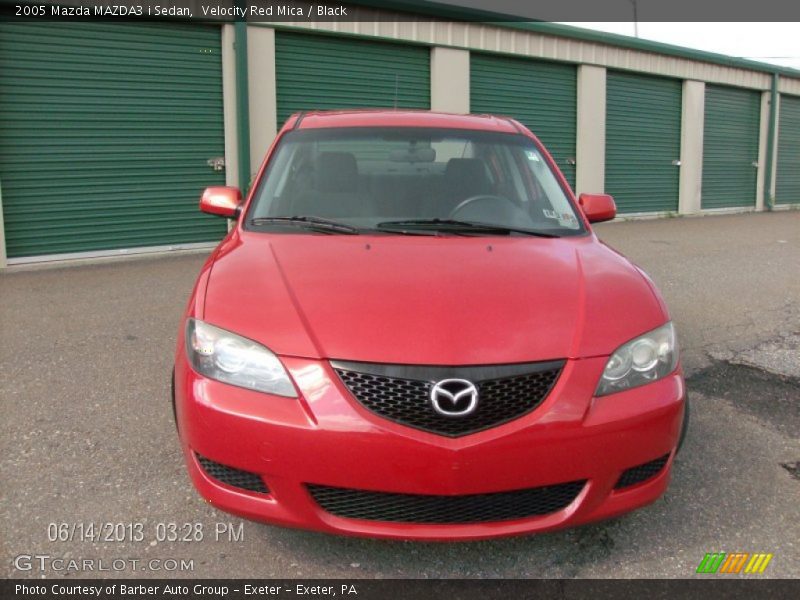 Velocity Red Mica / Black 2005 Mazda MAZDA3 i Sedan