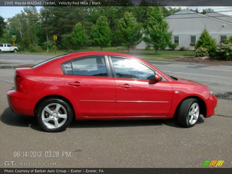 Velocity Red Mica / Black 2005 Mazda MAZDA3 i Sedan