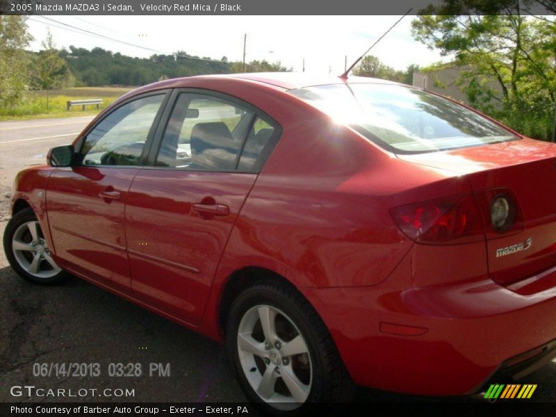 Velocity Red Mica / Black 2005 Mazda MAZDA3 i Sedan