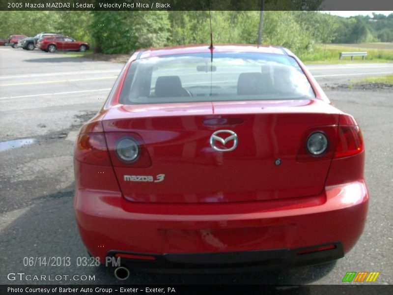 Velocity Red Mica / Black 2005 Mazda MAZDA3 i Sedan