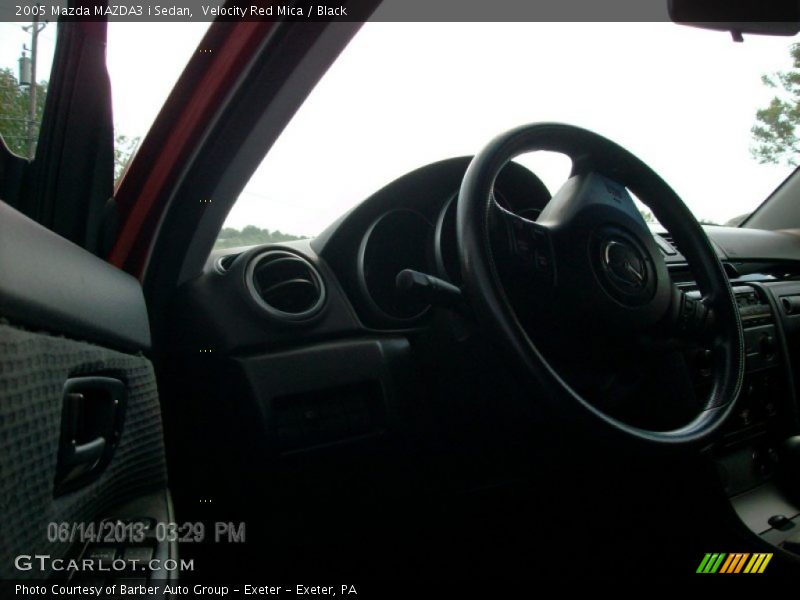 Velocity Red Mica / Black 2005 Mazda MAZDA3 i Sedan